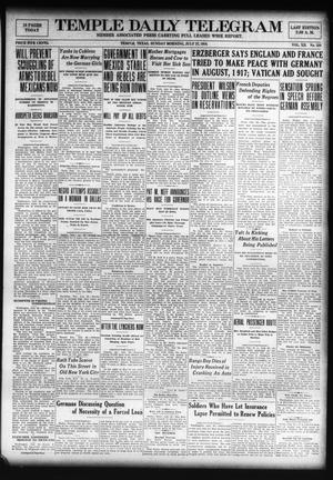 Temple Daily Telegram (Temple, Tex.), Vol. 12, No. 250, Ed. 1 Sunday, July 27, 1919