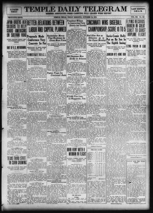 Temple Daily Telegram (Temple, Tex.), Vol. 12, No. 325, Ed. 1 Friday, October 10, 1919