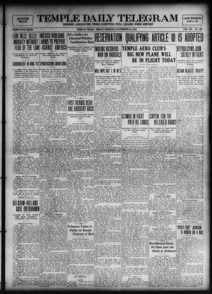 Temple Daily Telegram (Temple, Tex.), Vol. 12, No. 360, Ed. 1 Friday, November 14, 1919