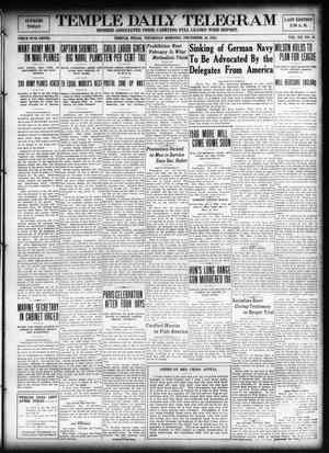Temple Daily Telegram (Temple, Tex.), Vol. 12, No. 31, Ed. 1 Thursday, December 19, 1918
