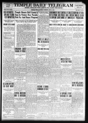 Temple Daily Telegram (Temple, Tex.), Vol. 12, No. 165, Ed. 1 Saturday, May 3, 1919