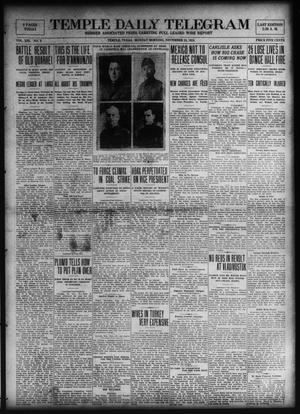 Temple Daily Telegram (Temple, Tex.), Vol. 13, No. 6, Ed. 1 Monday, November 24, 1919