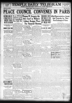 Temple Daily Telegram (Temple, Tex.), Vol. 12, No. 55, Ed. 1 Monday, January 13, 1919