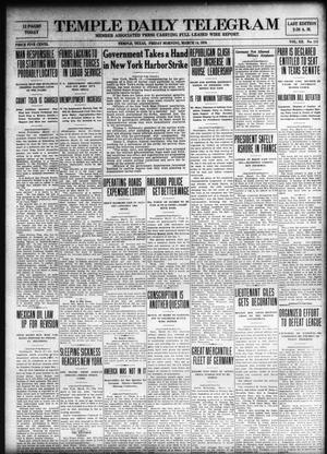 Temple Daily Telegram (Temple, Tex.), Vol. 12, No. 115, Ed. 1 Friday, March 14, 1919