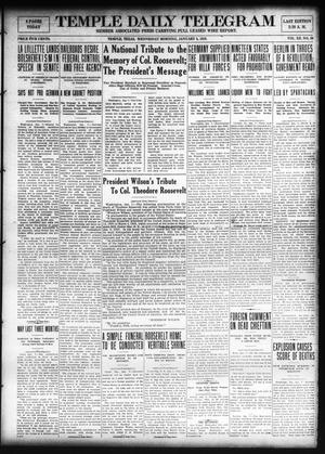 Temple Daily Telegram (Temple, Tex.), Vol. 12, No. 50, Ed. 1 Wednesday, January 8, 1919