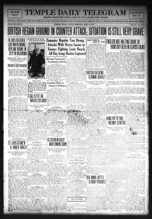 Temple Daily Telegram (Temple, Tex.), Vol. 11, No. 146, Ed. 1 Sunday, April 14, 1918