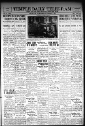 Temple Daily Telegram (Temple, Tex.), Vol. 14, No. 86, Ed. 1 Saturday, February 12, 1921