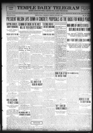 Temple Daily Telegram (Temple, Tex.), Vol. 11, No. 51, Ed. 1 Wednesday, January 9, 1918