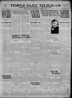 Temple Daily Telegram (Temple, Tex.), Vol. 14, No. 13, Ed. 1 Tuesday, November 30, 1920