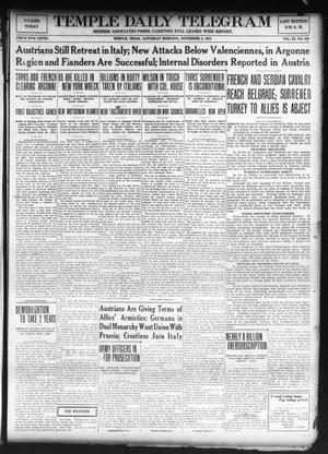 Temple Daily Telegram (Temple, Tex.), Vol. 11, No. 348, Ed. 1 Saturday, November 2, 1918