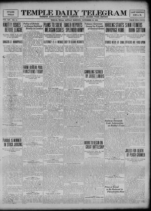 Temple Daily Telegram (Temple, Tex.), Vol. 14, No. 12, Ed. 1 Monday, November 29, 1920