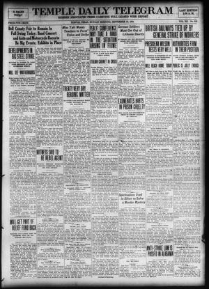 Temple Daily Telegram (Temple, Tex.), Vol. 12, No. 313, Ed. 1 Sunday, September 28, 1919