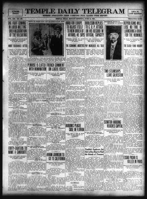 Temple Daily Telegram (Temple, Tex.), Vol. 13, No. 208, Ed. 1 Monday, June 14, 1920