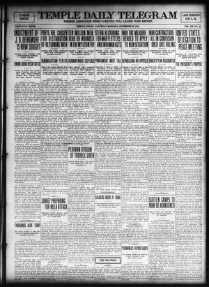 Temple Daily Telegram (Temple, Tex.), Vol. 12, No. 12, Ed. 1 Saturday, November 30, 1918