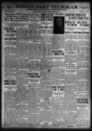 Temple Daily Telegram (Temple, Tex.), Vol. 12, No. 228, Ed. 1 Saturday, July 5, 1919