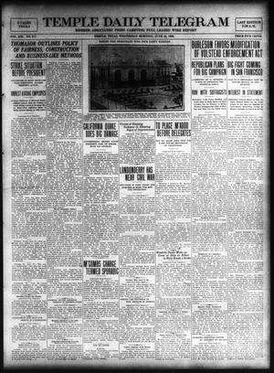 Temple Daily Telegram (Temple, Tex.), Vol. 13, No. 217, Ed. 1 Wednesday, June 23, 1920