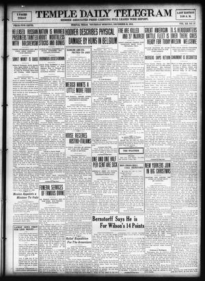 Temple Daily Telegram (Temple, Tex.), Vol. 12, No. 37, Ed. 1 Thursday, December 26, 1918