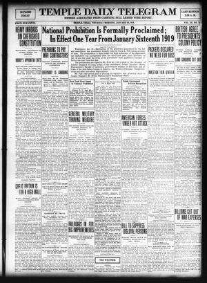 Temple Daily Telegram (Temple, Tex.), Vol. 12, No. 72, Ed. 1 Thursday, January 30, 1919