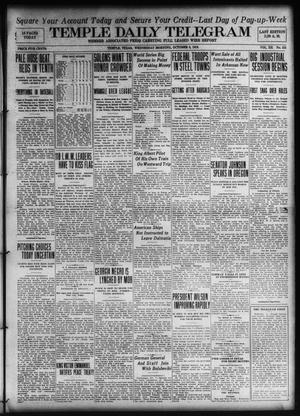 Temple Daily Telegram (Temple, Tex.), Vol. 12, No. 323, Ed. 1 Wednesday, October 8, 1919