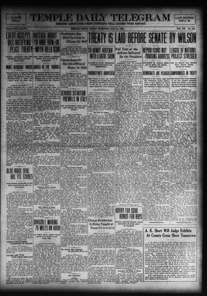 Temple Daily Telegram (Temple, Tex.), Vol. 12, No. 234, Ed. 1 Friday, July 11, 1919