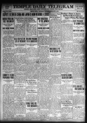 Temple Daily Telegram (Temple, Tex.), Vol. 12, No. 85, Ed. 1 Wednesday, February 12, 1919