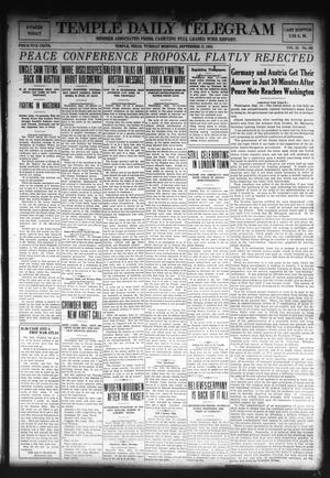 Temple Daily Telegram (Temple, Tex.), Vol. 11, No. 302, Ed. 1 Tuesday, September 17, 1918