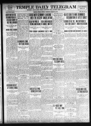 Temple Daily Telegram (Temple, Tex.), Vol. 12, No. 131, Ed. 1 Sunday, March 30, 1919