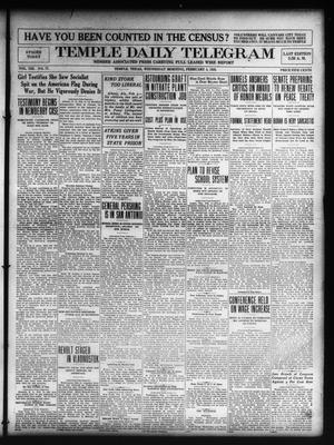 Temple Daily Telegram (Temple, Tex.), Vol. 13, No. 77, Ed. 1 Wednesday, February 4, 1920