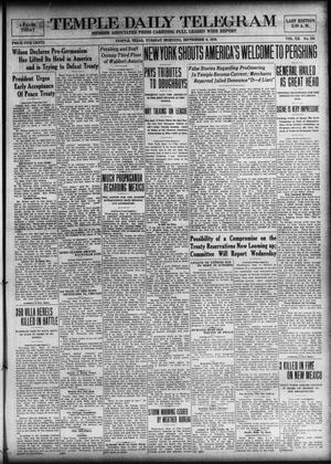 Temple Daily Telegram (Temple, Tex.), Vol. 12, No. 294, Ed. 1 Tuesday, September 9, 1919