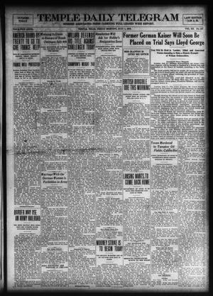 Temple Daily Telegram (Temple, Tex.), Vol. 12, No. 227, Ed. 1 Friday, July 4, 1919