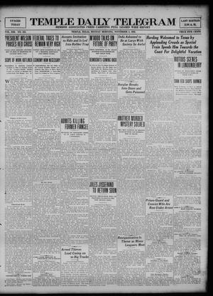 Temple Daily Telegram (Temple, Tex.), Vol. 13, No. 355, Ed. 1 Monday, November 8, 1920