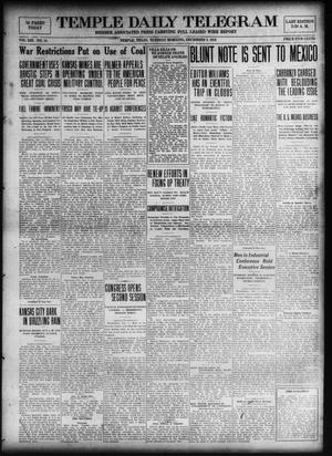 Temple Daily Telegram (Temple, Tex.), Vol. 13, No. 14, Ed. 1 Tuesday, December 2, 1919