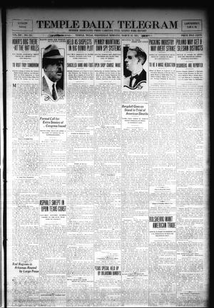 Temple Daily Telegram (Temple, Tex.), Vol. 14, No. 125, Ed. 1 Wednesday, March 23, 1921