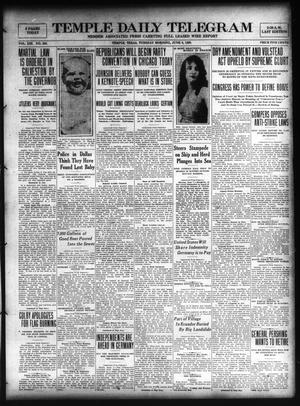 Temple Daily Telegram (Temple, Tex.), Vol. 13, No. 202, Ed. 1 Tuesday, June 8, 1920