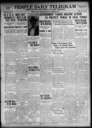 Temple Daily Telegram (Temple, Tex.), Vol. 12, No. 345, Ed. 1 Thursday, October 30, 1919