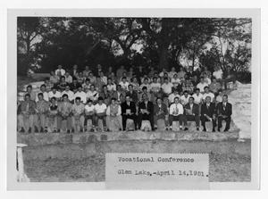 Primary view of [Group of men at a Vocational Conference]