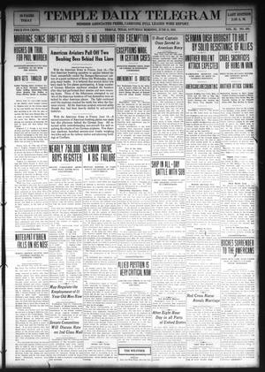 Temple Daily Telegram (Temple, Tex.), Vol. 11, No. 208, Ed. 1 Saturday, June 15, 1918