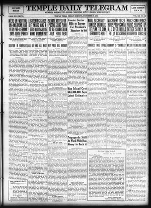 Temple Daily Telegram (Temple, Tex.), Vol. 12, No. 32, Ed. 1 Friday, December 20, 1918