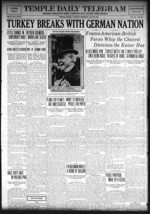 Temple Daily Telegram (Temple, Tex.), Vol. 11, No. 253, Ed. 1 Tuesday, July 30, 1918