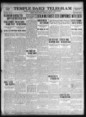 Temple Daily Telegram (Temple, Tex.), Vol. 13, No. 118, Ed. 1 Tuesday, March 16, 1920