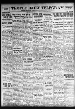 Temple Daily Telegram (Temple, Tex.), Vol. 12, No. 99, Ed. 1 Wednesday, February 26, 1919