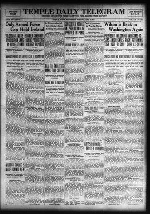 Temple Daily Telegram (Temple, Tex.), Vol. 12, No. 232, Ed. 1 Wednesday, July 9, 1919