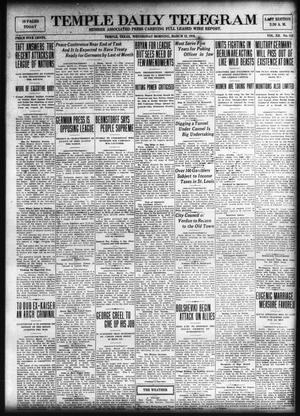 Temple Daily Telegram (Temple, Tex.), Vol. 12, No. 113, Ed. 1 Wednesday, March 12, 1919
