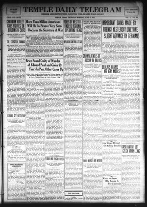 Temple Daily Telegram (Temple, Tex.), Vol. 11, No. 206, Ed. 1 Thursday, June 13, 1918