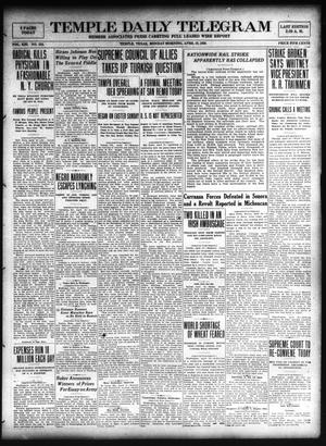 Temple Daily Telegram (Temple, Tex.), Vol. 13, No. 152, Ed. 1 Monday, April 19, 1920