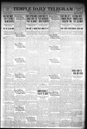 Temple Daily Telegram (Temple, Tex.), Vol. 14, No. 84, Ed. 1 Thursday, February 10, 1921