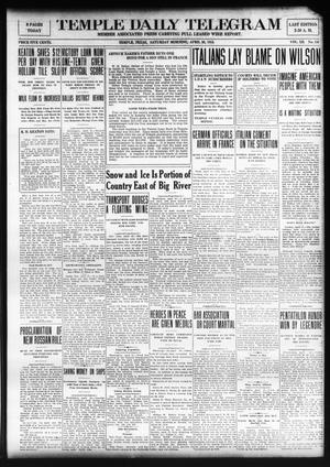 Temple Daily Telegram (Temple, Tex.), Vol. 12, No. 158, Ed. 1 Saturday, April 26, 1919