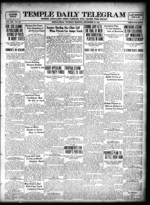 Temple Daily Telegram (Temple, Tex.), Vol. 13, No. 316, Ed. 1 Thursday, September 30, 1920