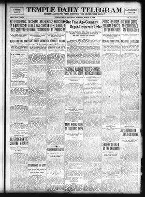 Temple Daily Telegram (Temple, Tex.), Vol. 12, No. 123, Ed. 1 Saturday, March 22, 1919