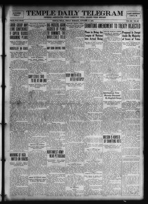Temple Daily Telegram (Temple, Tex.), Vol. 12, No. 332, Ed. 1 Friday, October 17, 1919